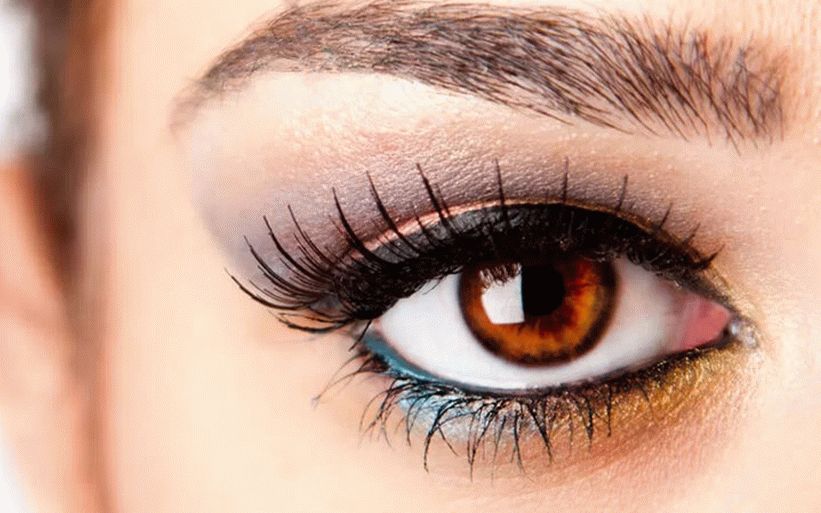 cílios magnéticos como colar