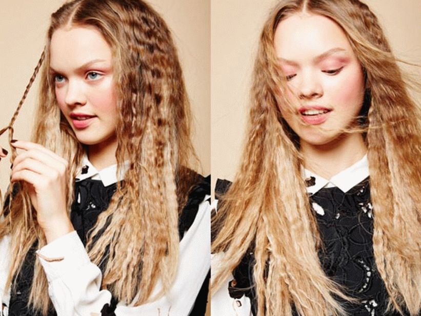 Cachos feitos ao passar