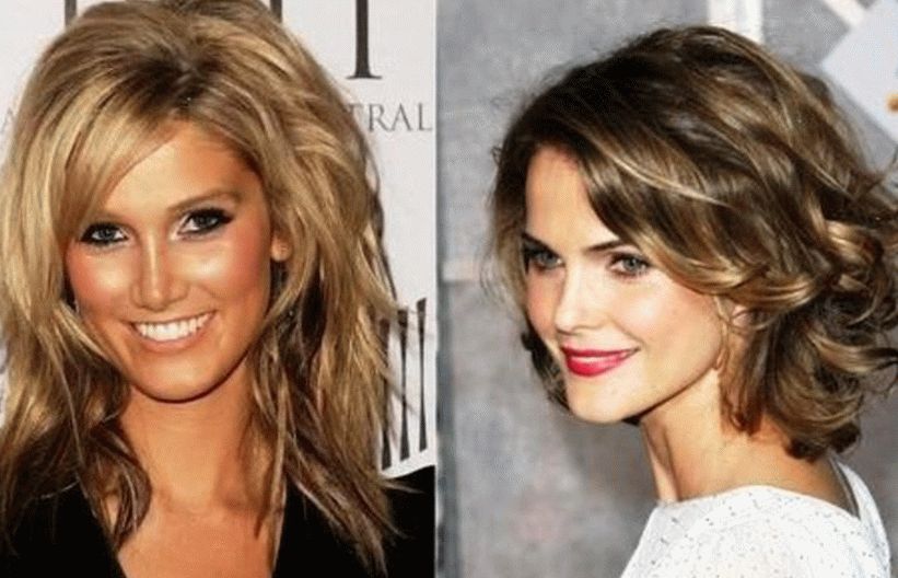 Cortes de cabelo médios com cachos pequenos