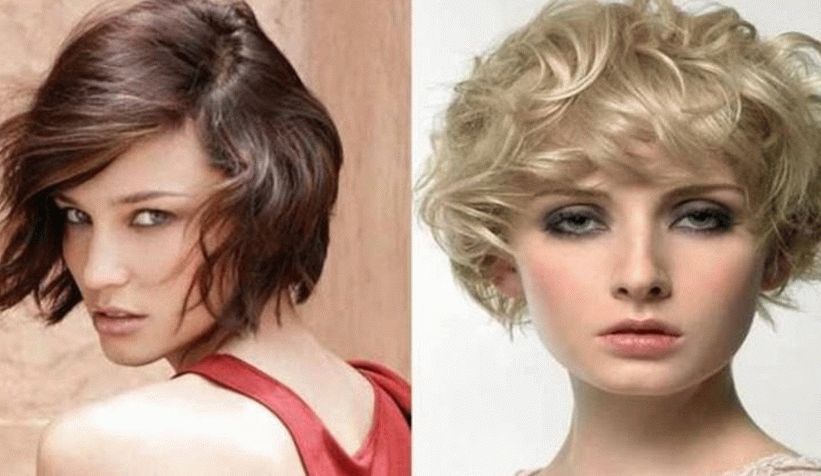 Cachos de cabelo curto