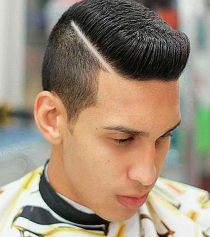 Penteado masculino pompadour