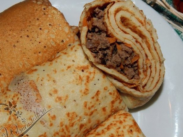 Panquecas de creme com kefir