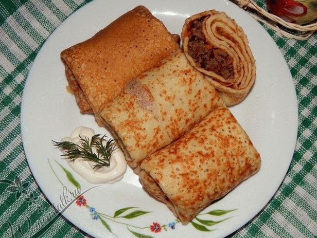 Panquecas de creme com kefir