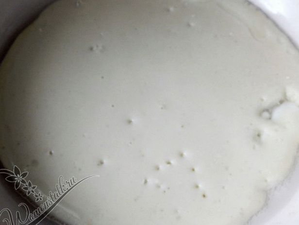 Panquecas de creme com kefir