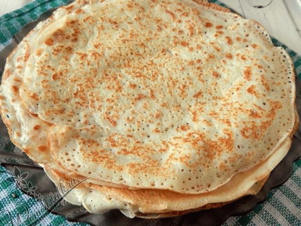 Panquecas de creme com kefir