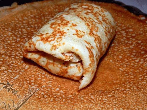 Panquecas de creme com kefir